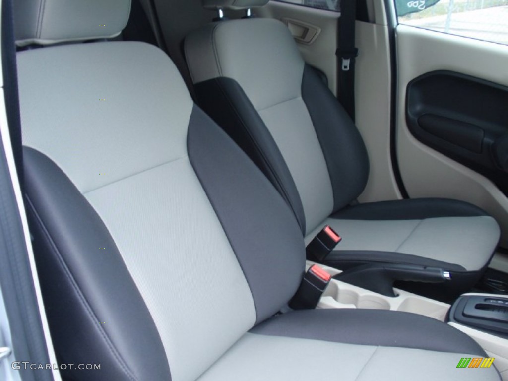 2013 Fiesta S Sedan - Ingot Silver / Charcoal Black/Light Stone photo #24