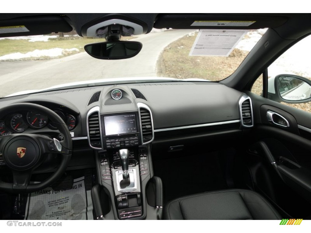 2013 Porsche Cayenne Diesel Black Dashboard Photo #91133286