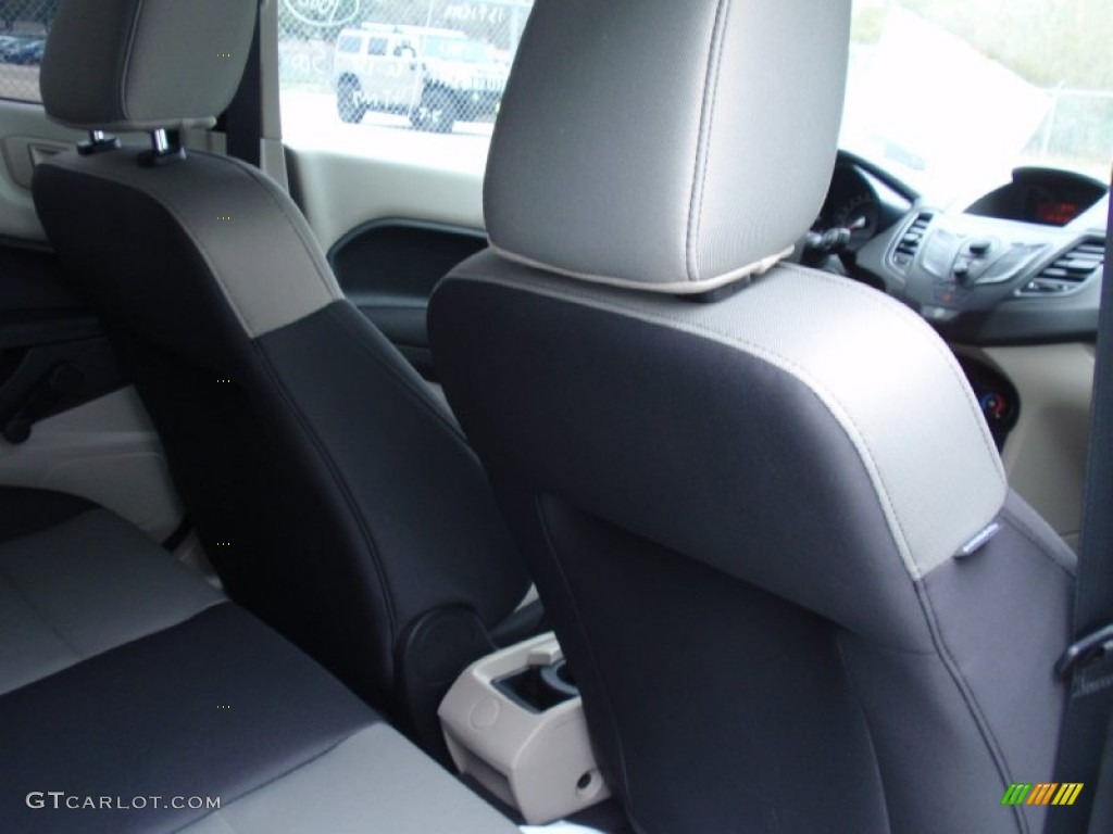 2013 Fiesta S Sedan - Ingot Silver / Charcoal Black/Light Stone photo #26