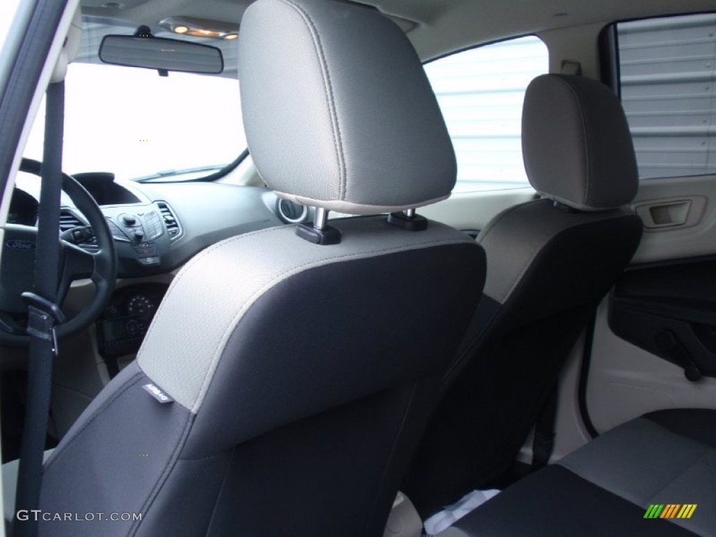 2013 Fiesta S Sedan - Ingot Silver / Charcoal Black/Light Stone photo #30
