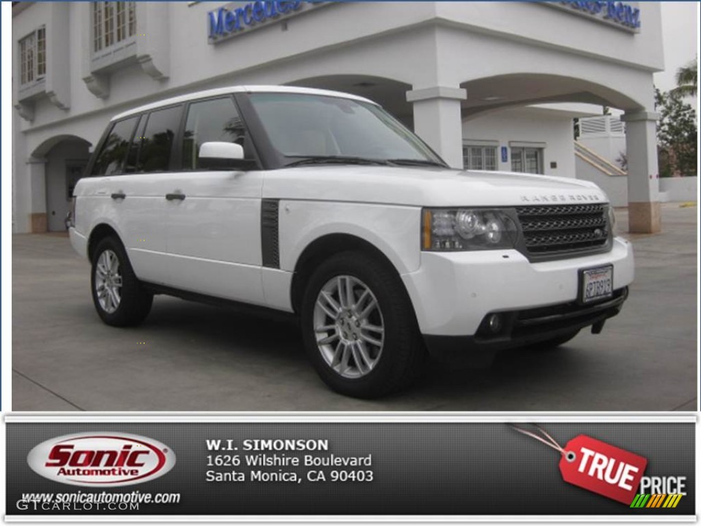 2011 Range Rover HSE - Alaska White / Sand/Jet Black photo #1