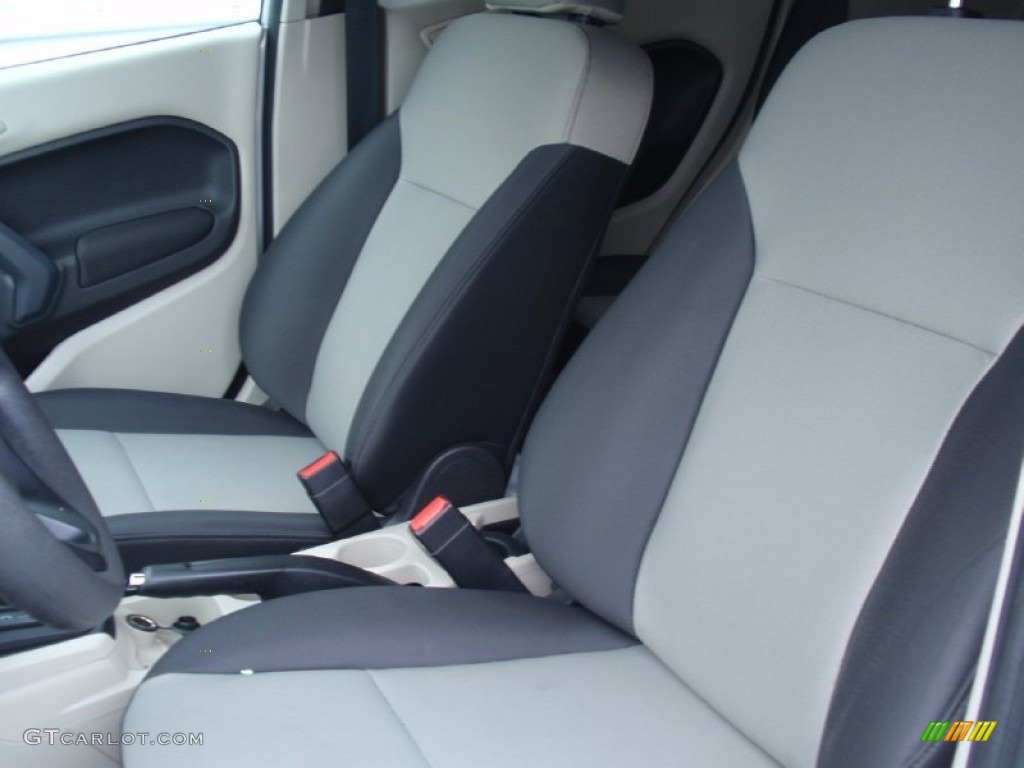 2013 Fiesta S Sedan - Ingot Silver / Charcoal Black/Light Stone photo #35