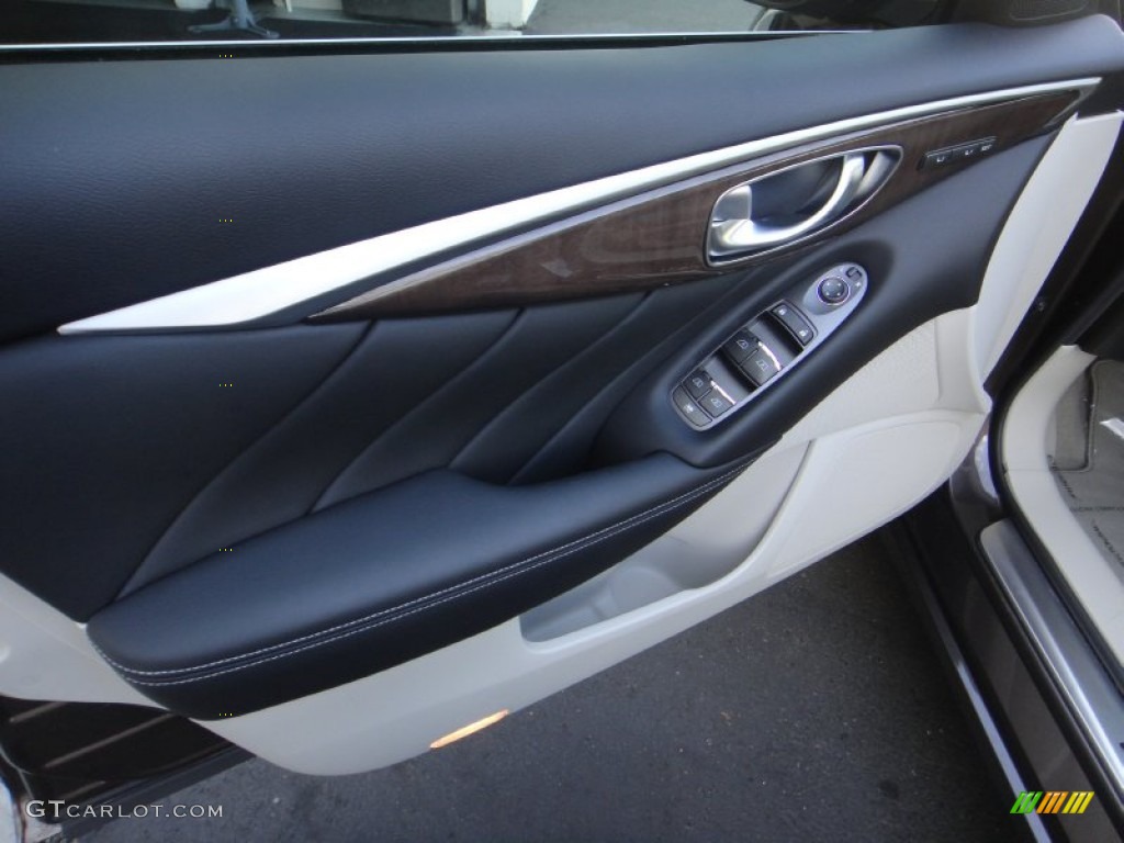 2014 Q 50 Hybrid AWD Premium - Chestnut Bronze / Stone photo #19