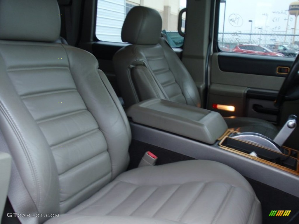2004 H2 SUV - Pewter Metallic / Wheat photo #25