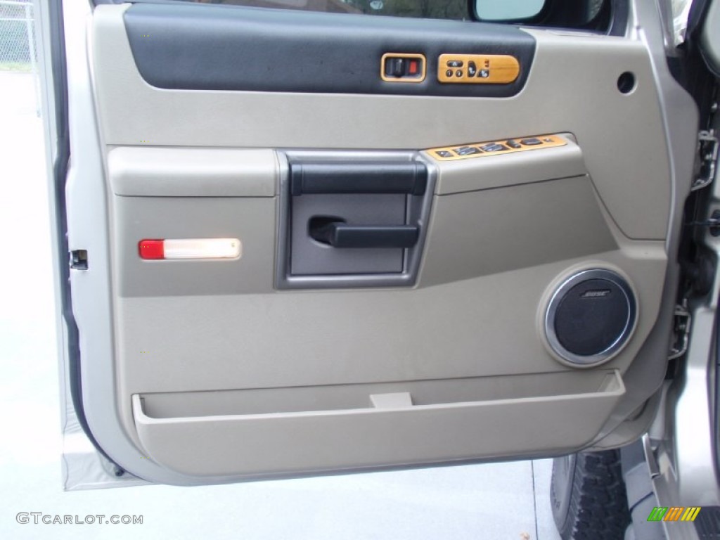 2004 H2 SUV - Pewter Metallic / Wheat photo #33
