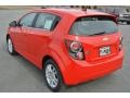 2014 Red Hot Chevrolet Sonic LT Hatchback  photo #4