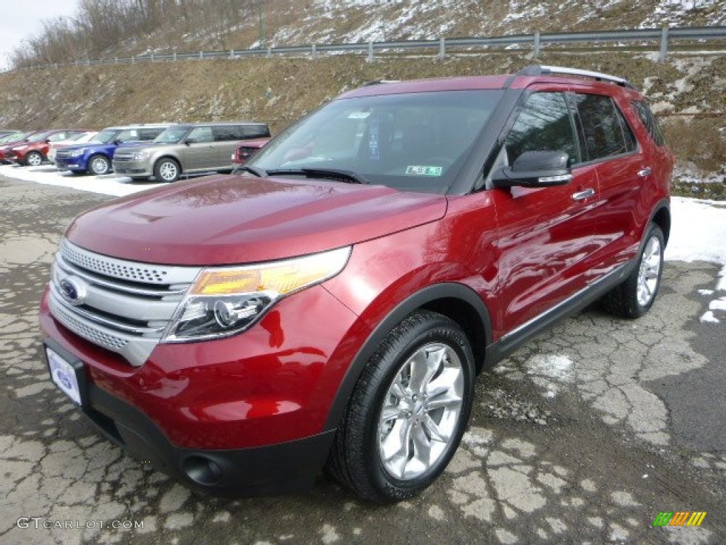 2014 Explorer XLT 4WD - Ruby Red / Charcoal Black photo #5