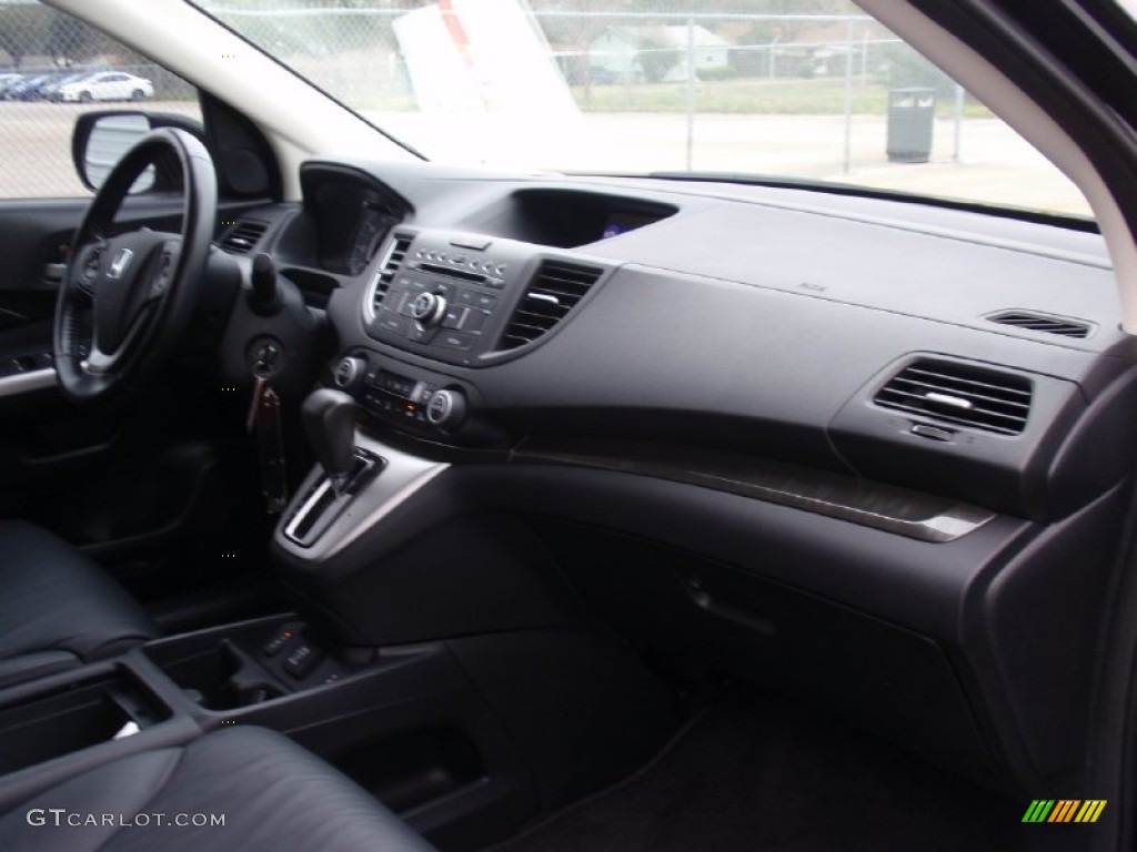 2012 CR-V EX-L - Crystal Black Pearl / Gray photo #22