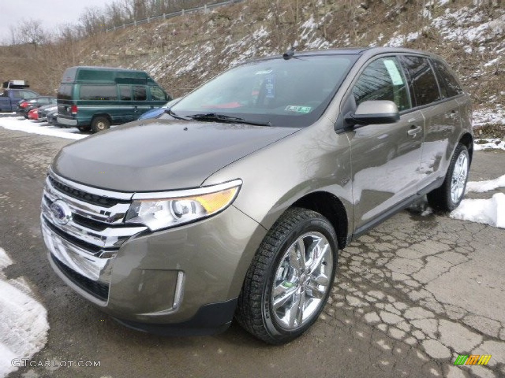 Mineral Gray 2014 Ford Edge SEL AWD Exterior Photo #91138818