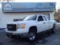 Summit White 2008 GMC Sierra 2500HD SLE Extended Cab 4x4