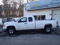 2008 Summit White GMC Sierra 2500HD SLE Extended Cab 4x4  photo #12