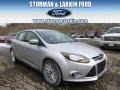 2014 Ingot Silver Ford Focus Titanium Hatchback  photo #1