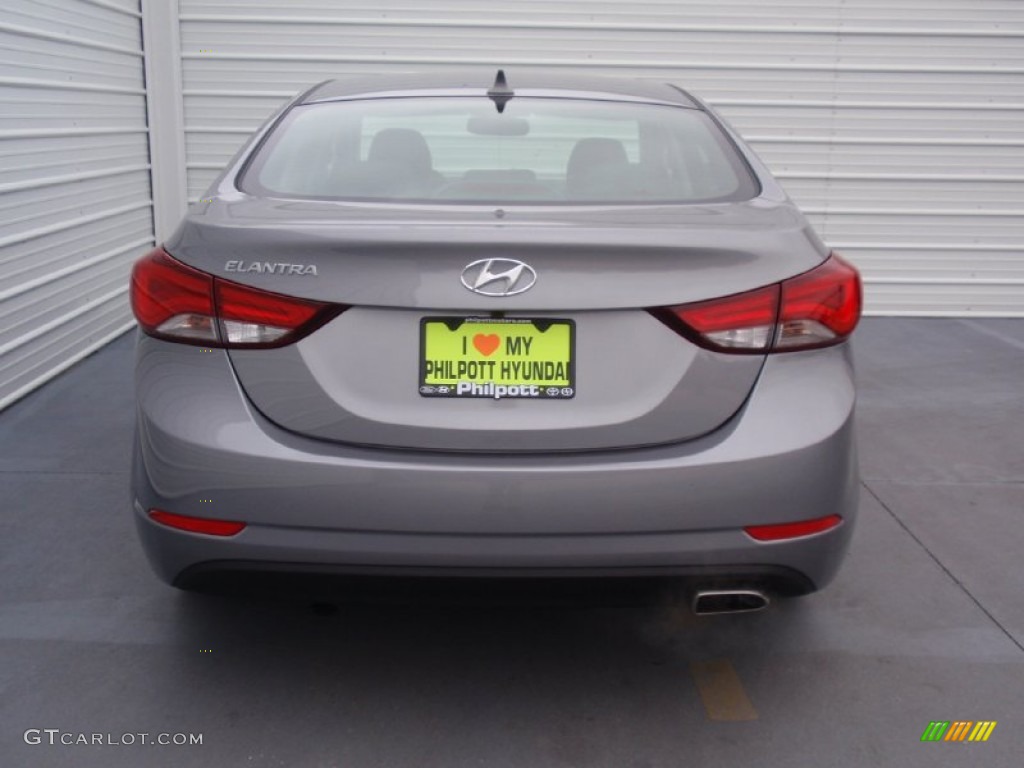 2014 Elantra Sport Sedan - Titanium Gray Metallic / Black photo #5