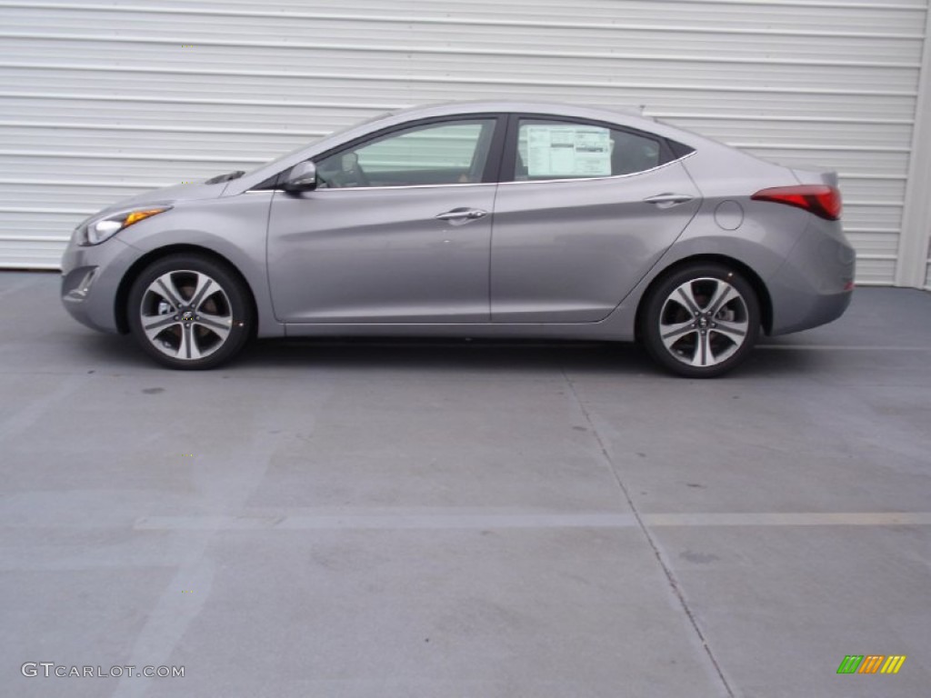 2014 Elantra Sport Sedan - Titanium Gray Metallic / Black photo #6