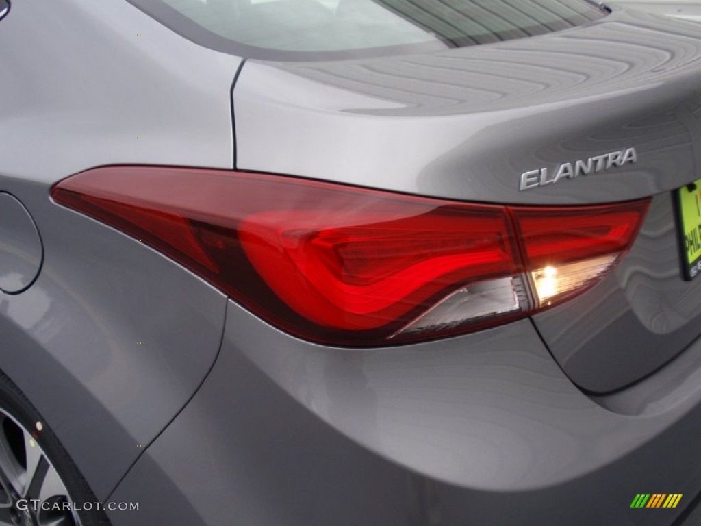 2014 Elantra Sport Sedan - Titanium Gray Metallic / Black photo #13