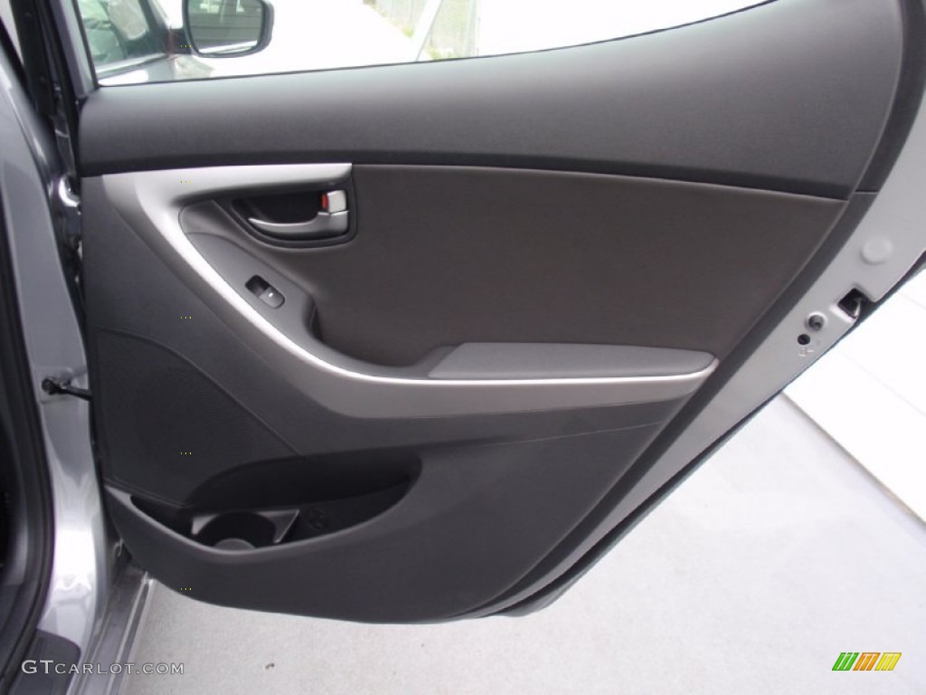 2014 Elantra Sport Sedan - Titanium Gray Metallic / Black photo #19