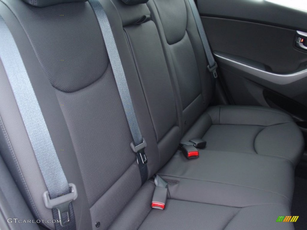 2014 Elantra Sport Sedan - Titanium Gray Metallic / Black photo #20