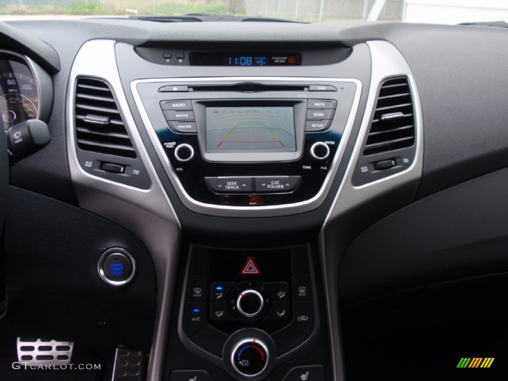 2014 Elantra Sport Sedan - Titanium Gray Metallic / Black photo #28