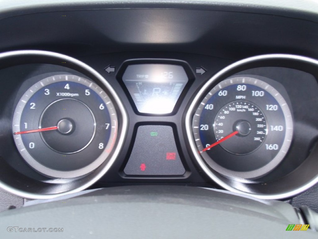 2014 Elantra Sport Sedan - Titanium Gray Metallic / Black photo #30