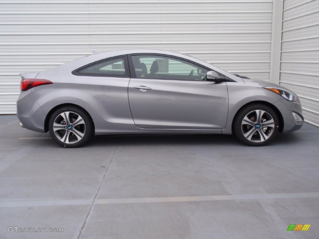 Titanium Gray Metallic 2014 Hyundai Elantra Coupe Standard Elantra Coupe Model Exterior Photo #91141962