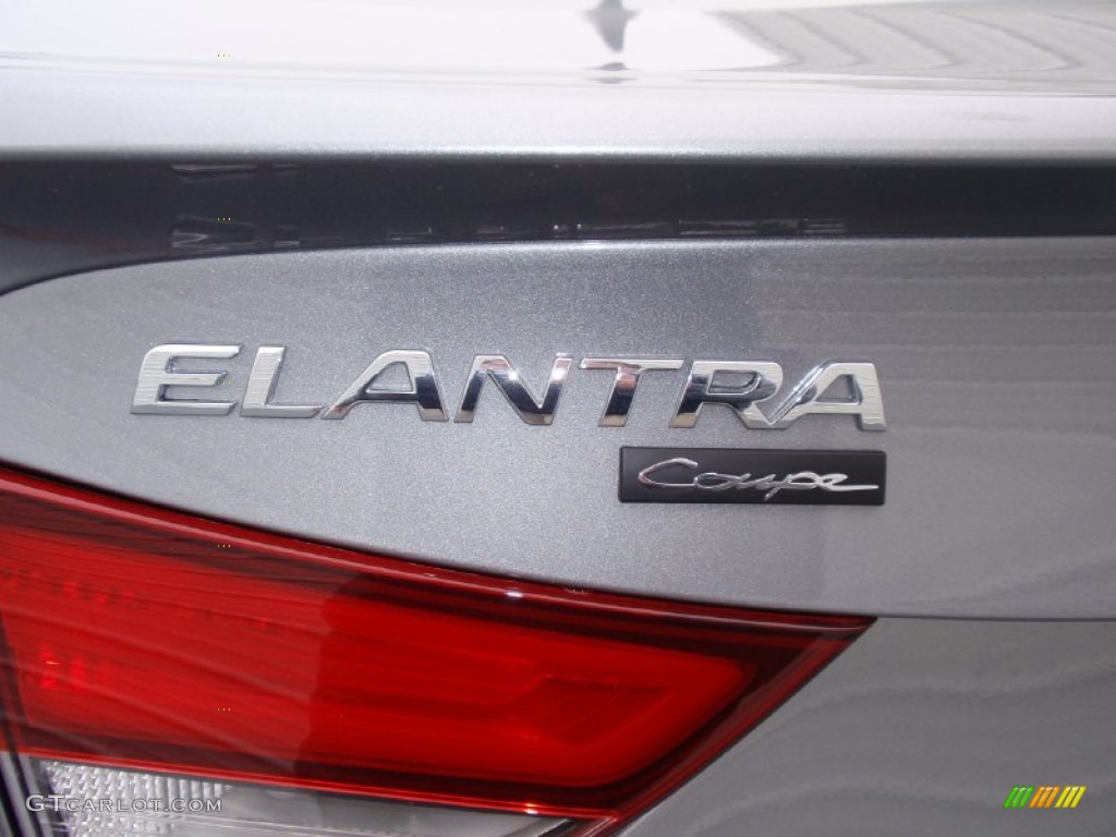 2014 Elantra Coupe  - Titanium Gray Metallic / Gray photo #14