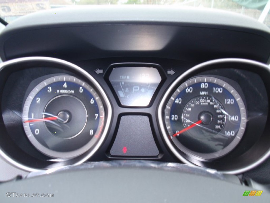 2014 Hyundai Elantra Coupe Standard Elantra Coupe Model Gauges Photo #91142445