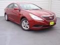 2014 Venetian Red Hyundai Sonata GLS  photo #2