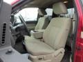 2009 Ford F150 Camel/Tan Interior Front Seat Photo
