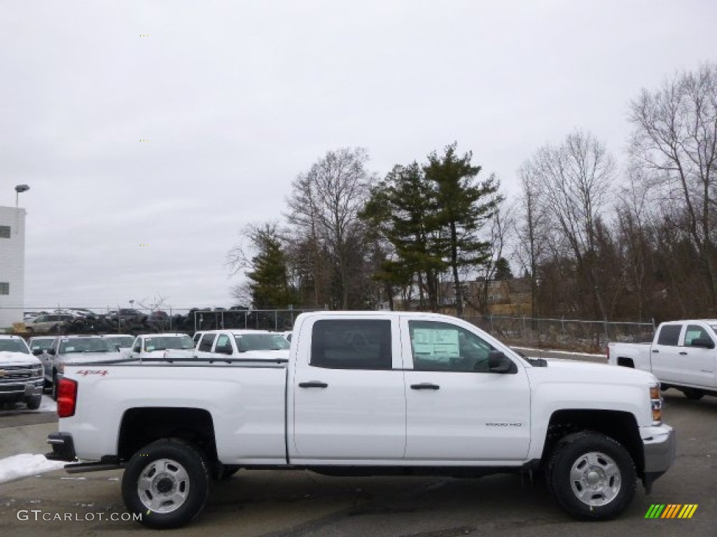 Summit White 2015 Chevrolet Silverado 2500HD LT Crew Cab 4x4 Exterior Photo #91143036