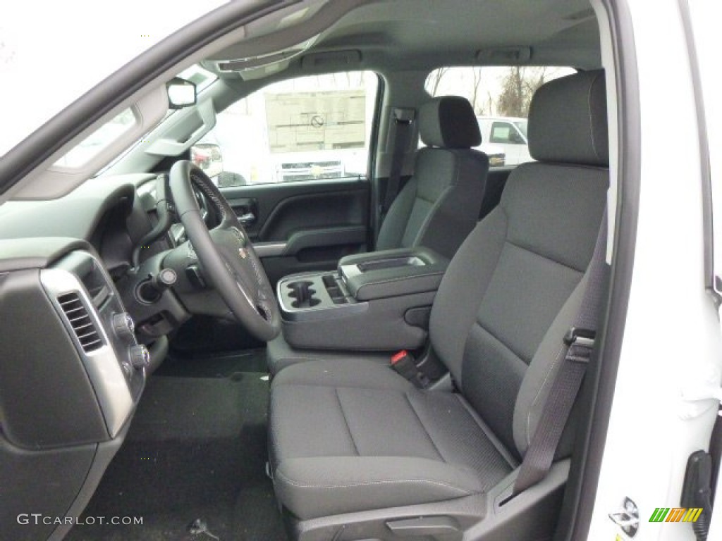 Jet Black Interior 2015 Chevrolet Silverado 2500HD LT Crew Cab 4x4 Photo #91143117