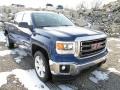 2014 Cobalt Blue Metallic GMC Sierra 1500 SLE Crew Cab 4x4  photo #2