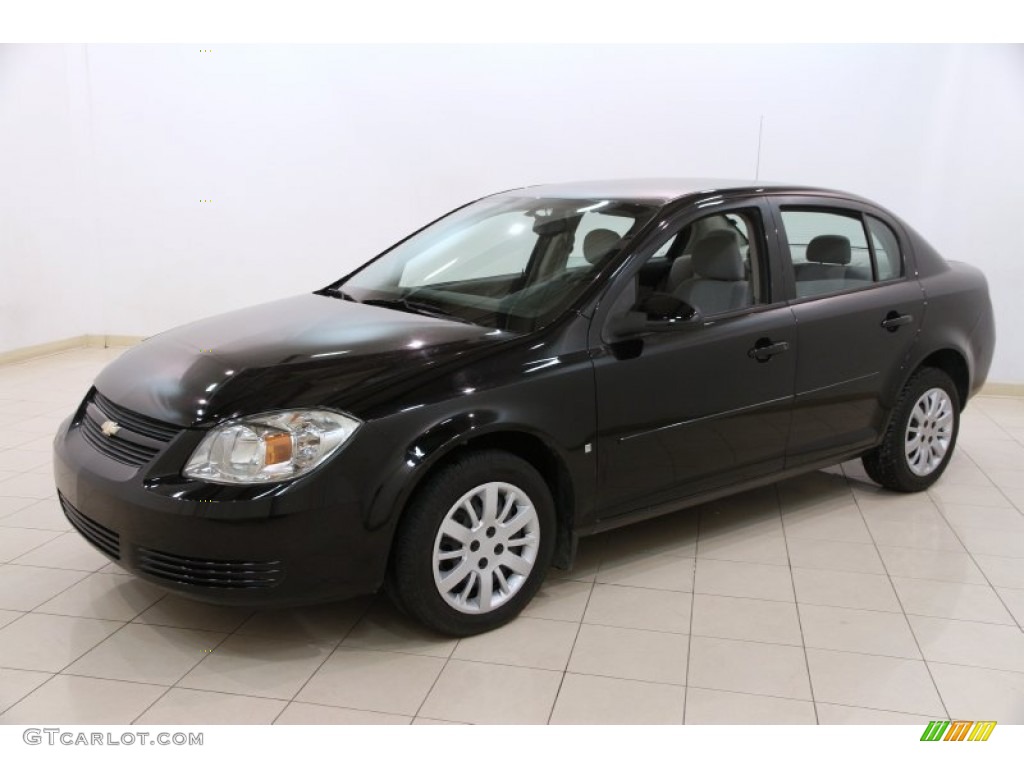 Black 2009 Chevrolet Cobalt LT Sedan Exterior Photo #91145574