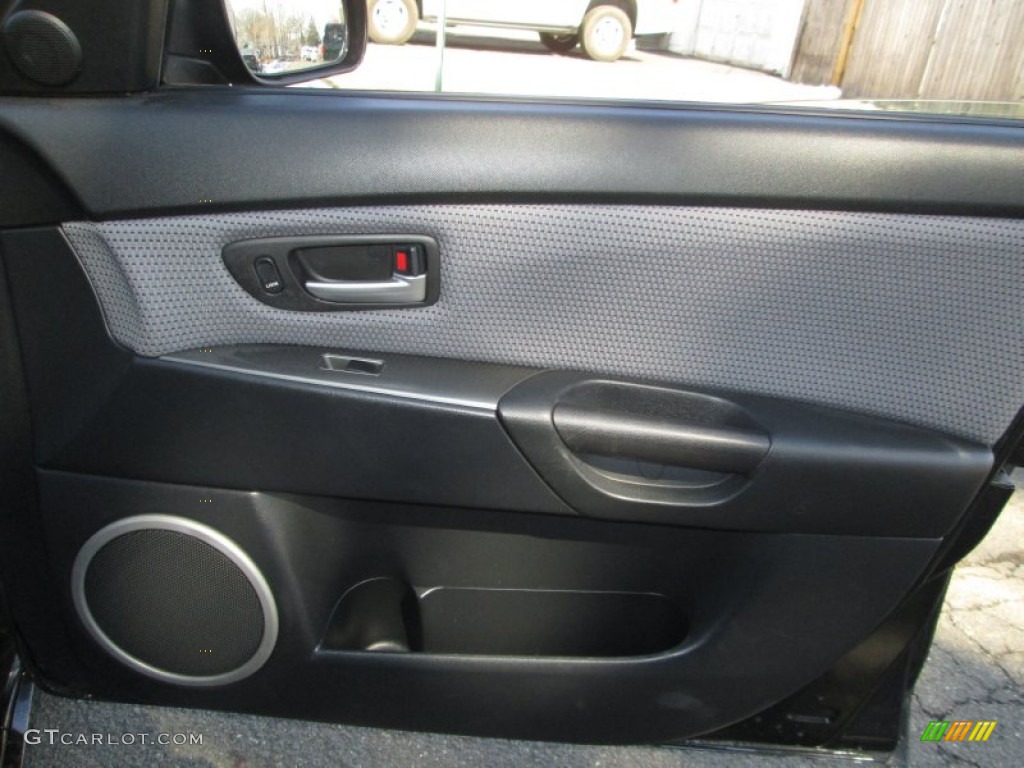 2007 MAZDA3 s Sport Hatchback - Black Mica / Gray/Black photo #25
