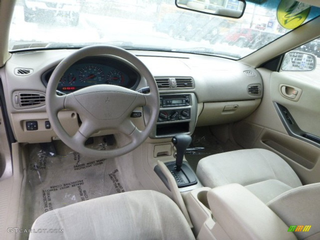 2002 Galant ES - Bodega Beige Pearl / Tan photo #12