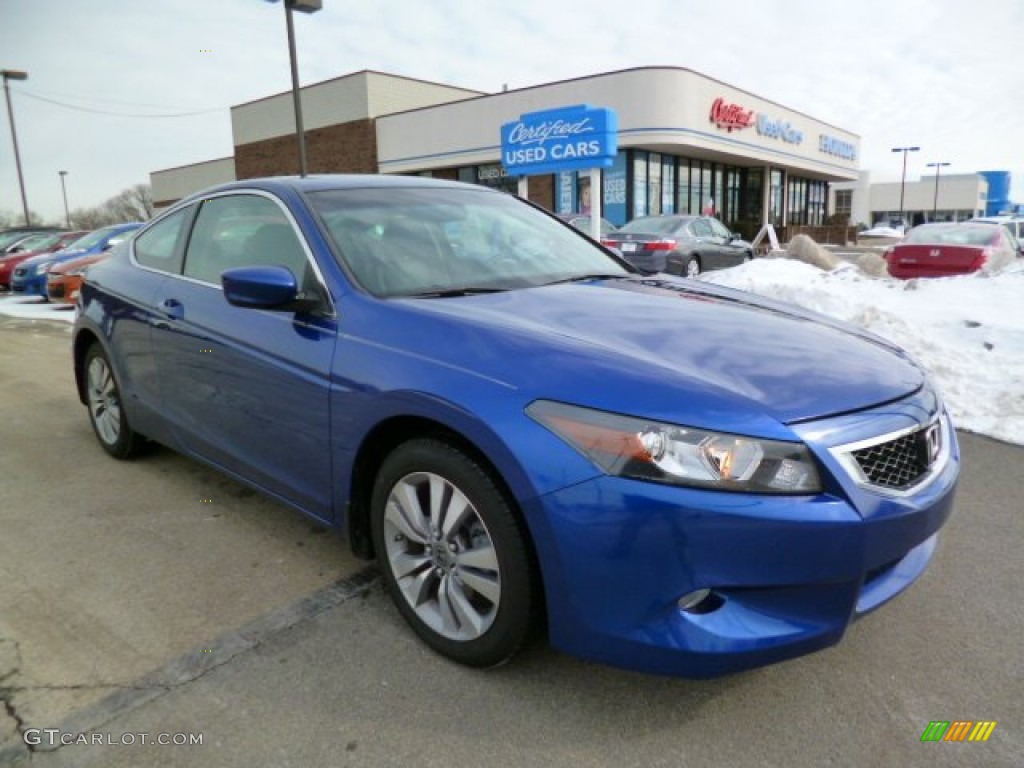 2010 Accord EX-L Coupe - Belize Blue Pearl / Black photo #1