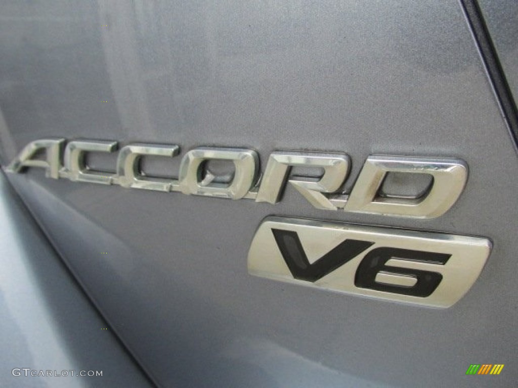 2007 Accord SE V6 Sedan - Cool Blue Metallic / Gray photo #10