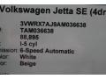 Candy White - Jetta SE Sedan Photo No. 42