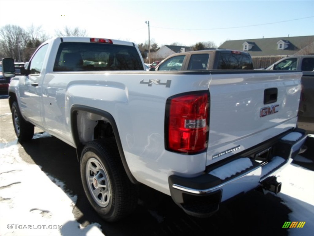 Summit White 2015 GMC Sierra 3500HD Work Truck Regular Cab 4x4 Exterior Photo #91154746