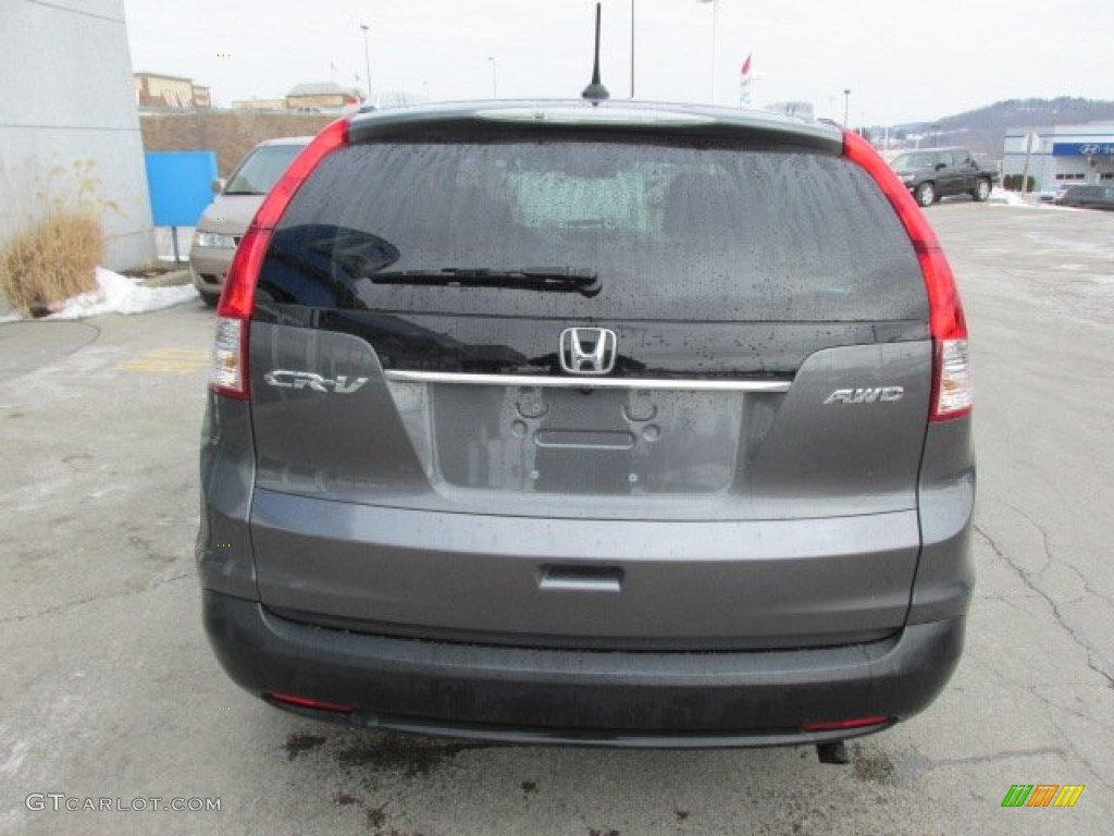 2012 CR-V EX-L 4WD - Polished Metal Metallic / Gray photo #8