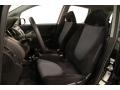 2008 Honda Fit Black/Grey Interior Front Seat Photo