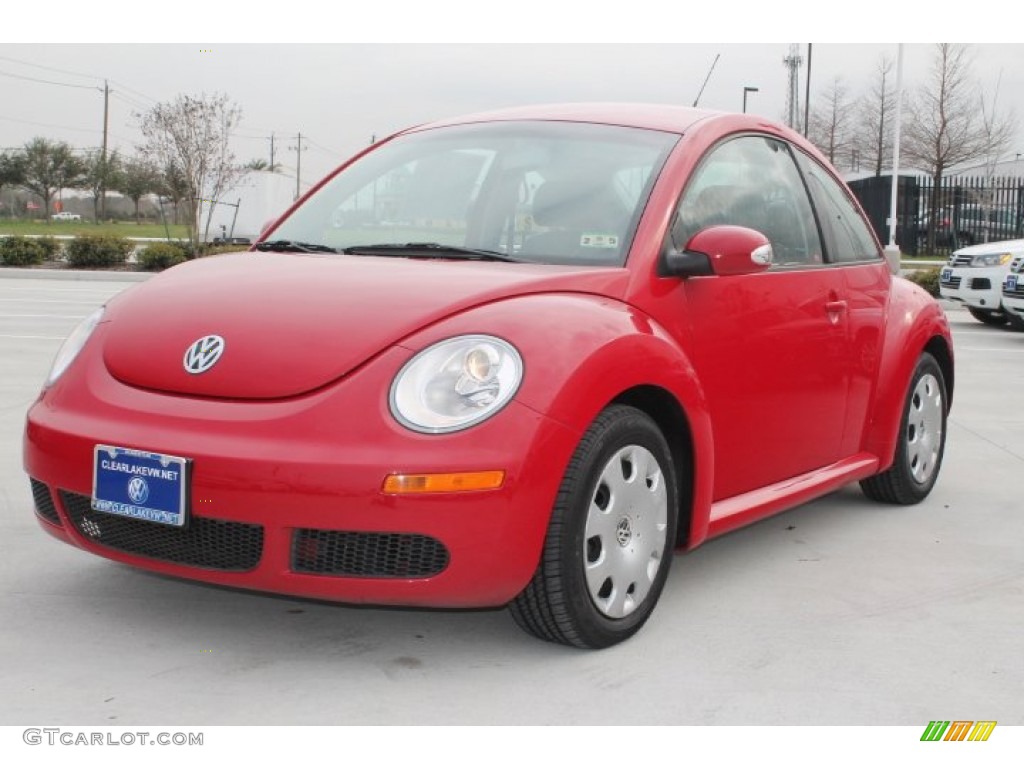 2010 New Beetle 2.5 Coupe - Salsa Red / Cream photo #3