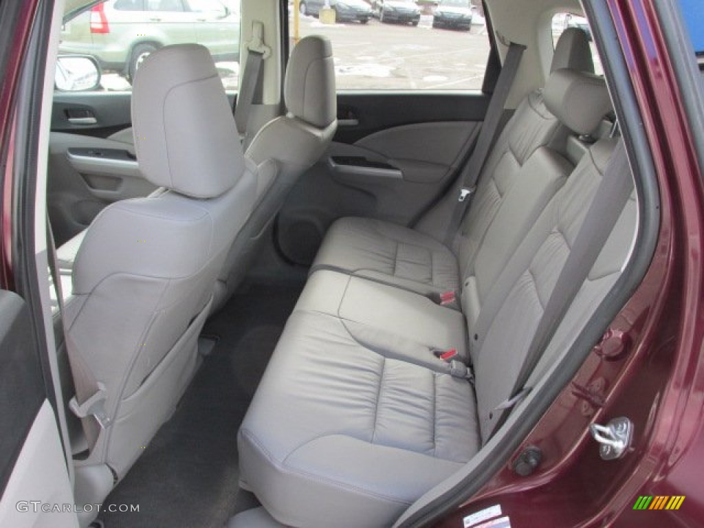 2012 CR-V EX-L 4WD - Basque Red Pearl II / Beige photo #17