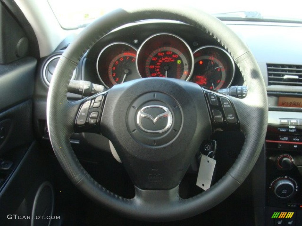 2008 MAZDA3 s Grand Touring Hatchback - Stormy Blue Mica / Black photo #18