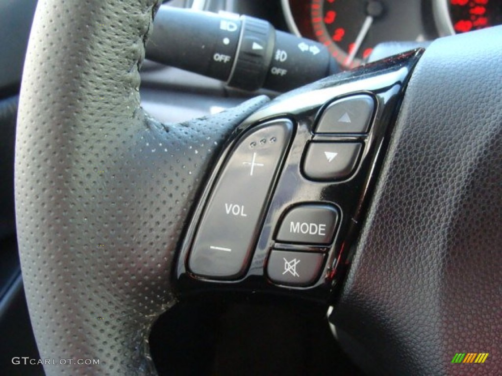2008 MAZDA3 s Grand Touring Hatchback - Stormy Blue Mica / Black photo #19