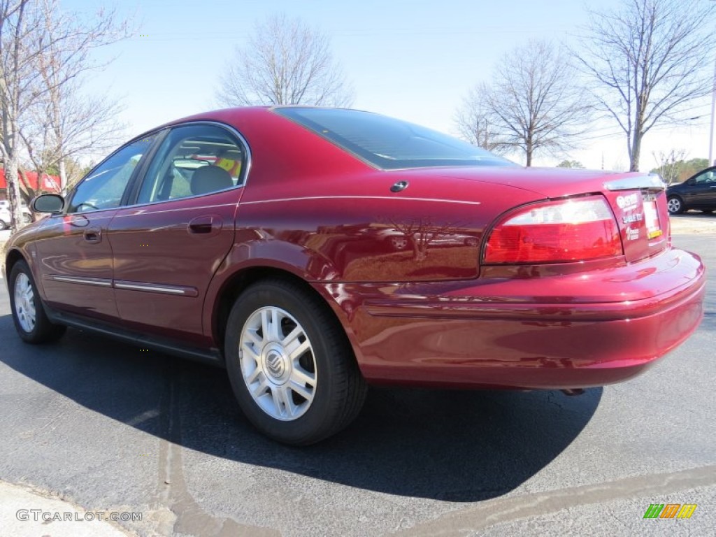 2004 Sable LS Premium Sedan - Merlot Red Metallic / Medium Parchment photo #2