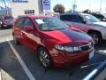 2013 Crimson Red Kia Forte 5-Door EX  photo #3