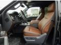  2014 F250 Super Duty Platinum Crew Cab 4x4 Platinum Pecan Leather Interior