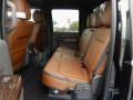 Rear Seat of 2014 F250 Super Duty Platinum Crew Cab 4x4