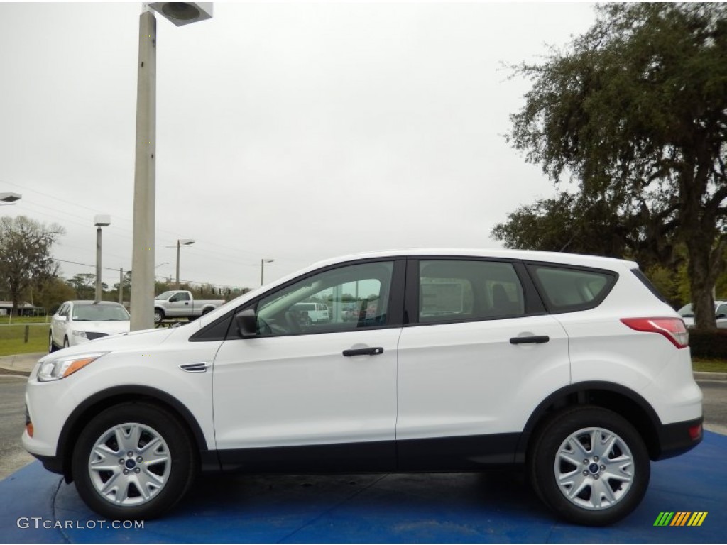 2014 Escape S - Oxford White / Charcoal Black photo #2