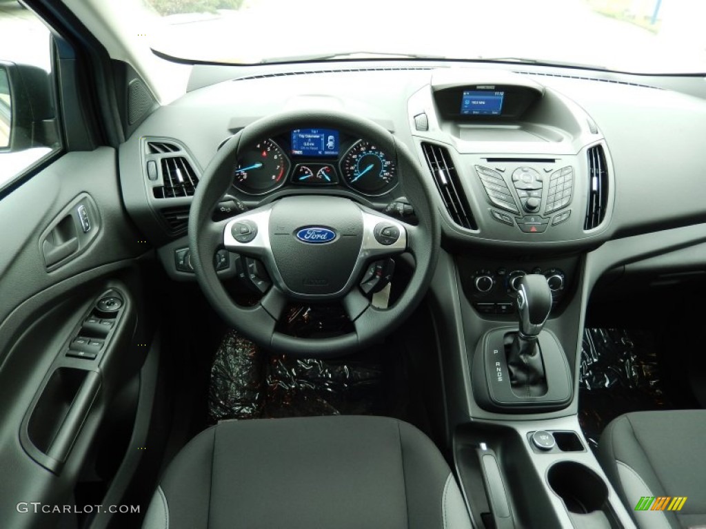 2014 Ford Escape S Charcoal Black Dashboard Photo #91160981